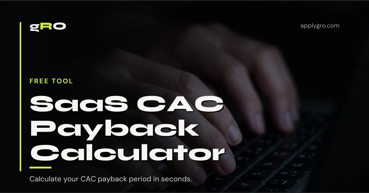 Free CAC Payback Calculator