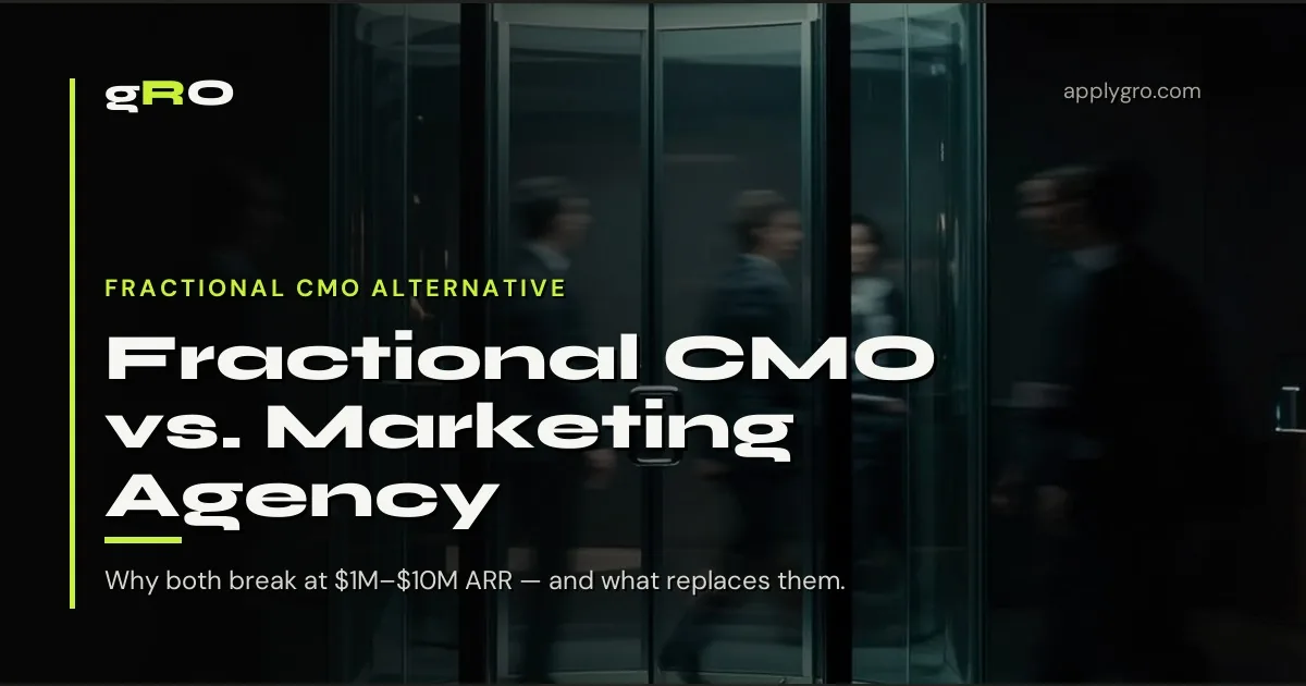Fractional CMO vs. Marketing Agency