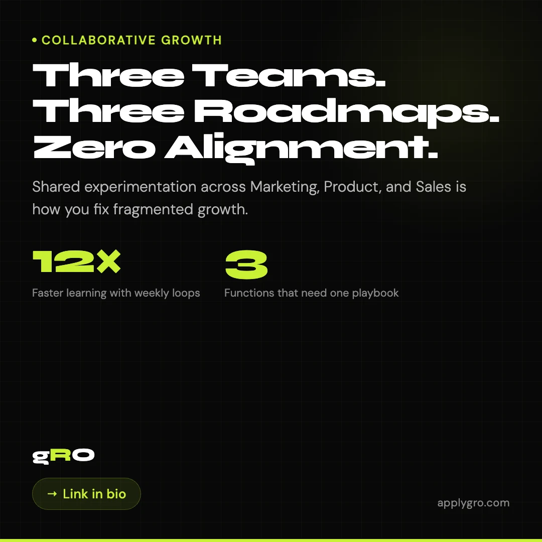 Three Teams. Three Roadmaps. Zero Alignment.