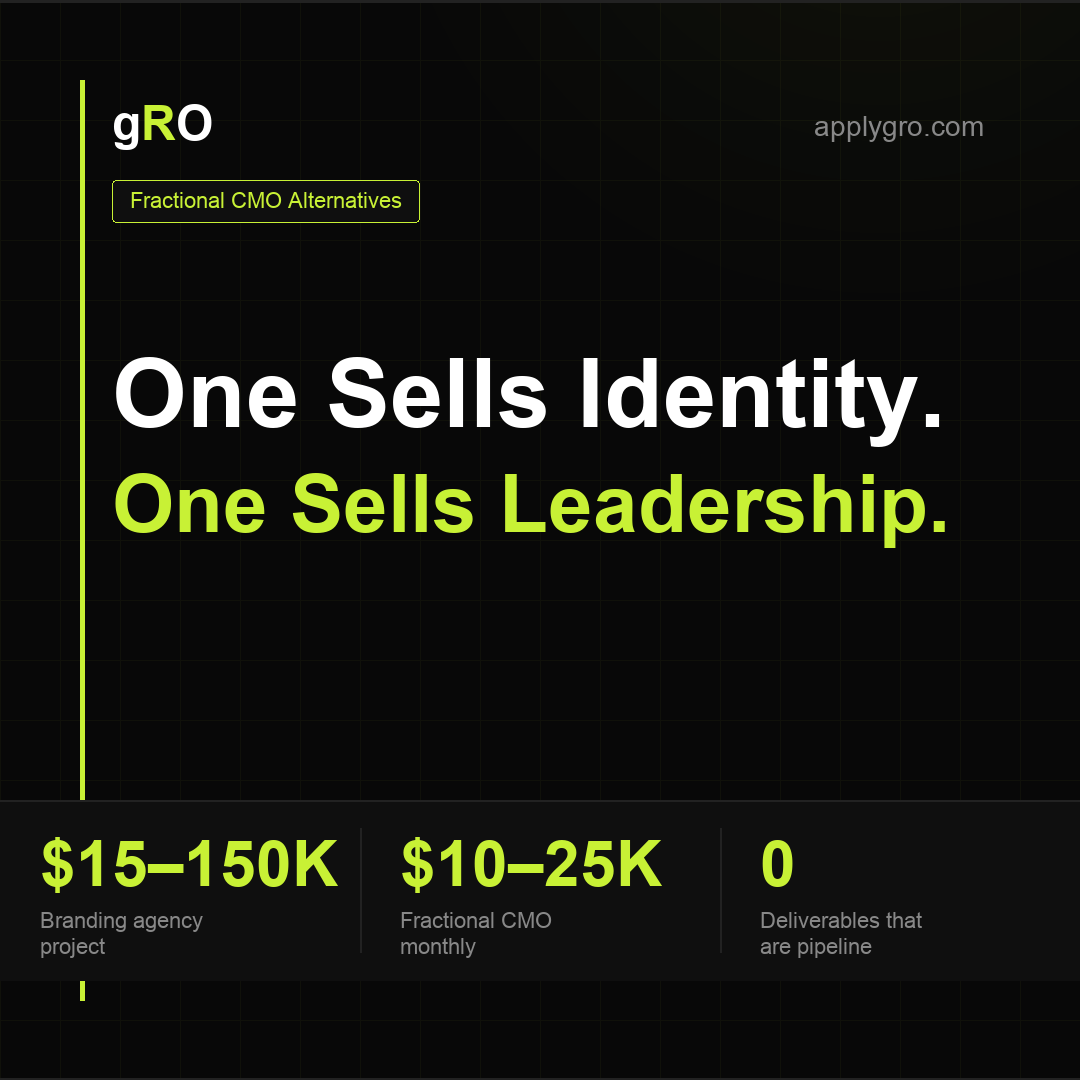 Fractional CMO vs Branding Agency: Two Different Jobs.