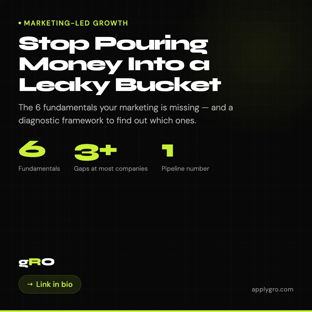 Stop Pouring Money Into a Leaky Bucket.